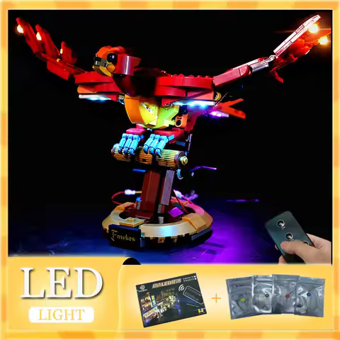 RC DIY LED Light Set For LEGO 76394 Magic Fire Phoenix Building Block Gift（Only LED Light,Without Bl