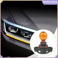 [WishshopeeljjMY] Front Turn Signal Light Bulb, Psy24W Yellow Fog Light Bulb DC12V 24W for C5