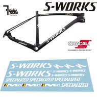 S-WORKS specialized cutting bicycle stickers