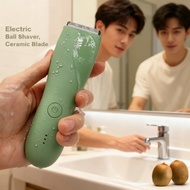 Manscape Trimmer Men Groin Body Professional Electric Ball Shaver Blade Replaceable Ceramic