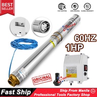 3Inch Submersible Pump 220V 60Hz 2HP Deep Well Pump Electric Submersible Bore Pump Submersible Water