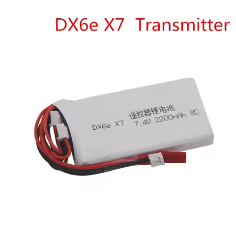 2019 New Arrived RC Battery 1pcs Li-Polymer lipo battery dx6e DX6 Taranis Q X7 2S 7.4V 2200MAH 8c Tr