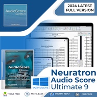 Neuratron AudioScore Ultimate 9 2024 Latest Full Version | Lifetime | Create Scores From MP3 & CD