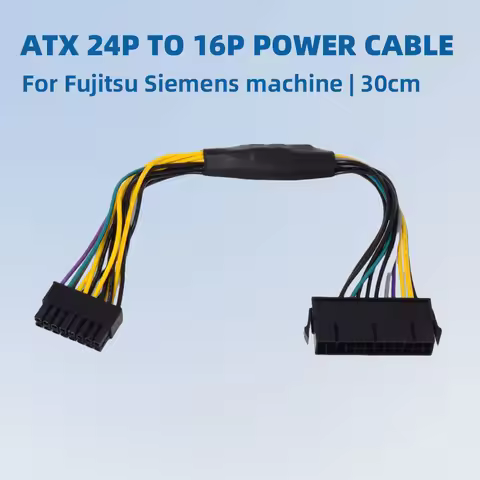 ATX 24 To 16 Adapter Riser Cable Suitable 24P 16P for Fujitsu Siemens Machine ATX Ordinary Power Cab