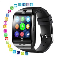 สมาทวอช Bluetooth Smart Watch Q18 Smartwatch Support Camera SIM TF Card Slot Fitness Activity Tracker Sports Watches For Android IOS Gold