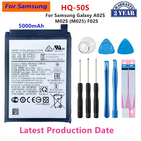 Brand New HQ-50S 5000mAh Replacement Battery For Samsung Galaxy A02S M02S (M025) F02S Mobile Phone B