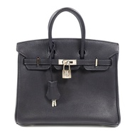 HERMES Togo皮革Birkin 25手挽袋Bleu Indigo