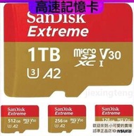 SanDisk Extreme MicroSD A2高速記憶卡U3 1tb 256G 128G 64G