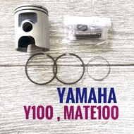 อะไหล่ ลูกสูบ แหวน สลัก กิ๊บล็อค Yamaha Y100  mate100 ( ยามาฮ่า วาย100  เมท100 ) ของแท้ ของเทียม ของ