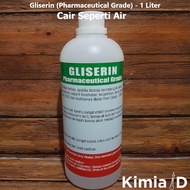 Gliserin 1 Liter - Vegetable Glycerin - Gliserin Nabati - Pelembab - Aloe Vera - Sabun