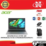 ACER ASPIRE LITE AL15-31P-P9YD - GREY (PENTIUM,H&S,8G,512G SSD,15.6'FHD,UHD,RSLOTX0,SSLOTX0,W11)