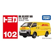 Takara Tomy Tomica No. 102 DHL DELIVERY VAN Toy Mini Car New Model
