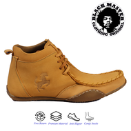 Sepatu Boots Pria Kulit Black Master Seires Ankle Boots