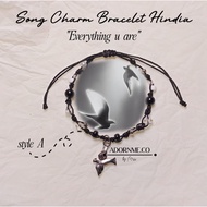 Hindia Everything U Are Adderme Song Bracelet - Handmade Bead Bracelet