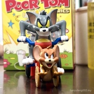 Genuine 52TOYS TOM and JERRY Bad TOM Cat and Mouse Mystery Box Movable Clockwork Toy