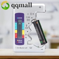 QQMALL Battery Capacity Detector Digital 9V Battery Level Tester Voltage Meter Battery Monitor Volt 