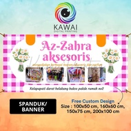 MMT Az Zahra Banner Accessories Can Be Customized 200x100 Cm