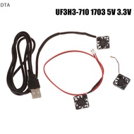 DTA UF3H3-710 1703 5V 3.3V Ultra-thin Cooling Fan USB Large Air Flow Fan 17*17*3mm DT