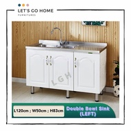FREE SHIPPING Kitchen Cabinet Sinki | Cabinet Dapur Kabinet Dapur Permukaan Stainless Steel |Kitchen Kabinet Sinki Dapur
