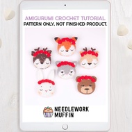 [PDF Amigurumi Crochet Tutorial] Crochet Brooch