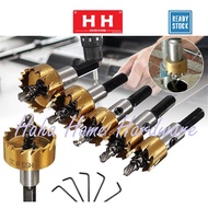 Mata Terbuk Lubang ; HSS Hole Saw 16 - 100MM High Speed Steel Drill Bit Hole Cutter for Wood Metal A