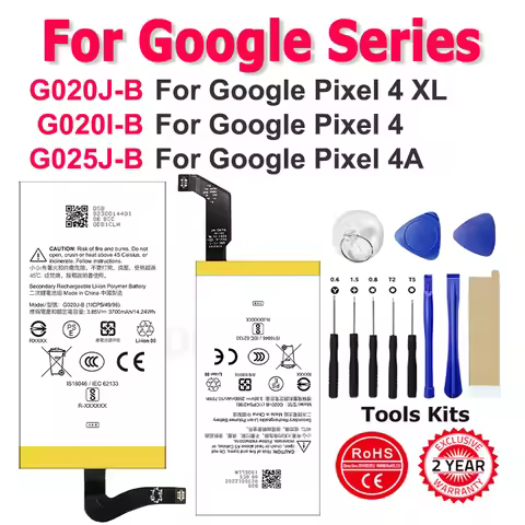 Replacement New Battery G020J-B G020I-B G025J-B For Google Pixel 4 XL Pixel4 XL Pixel4 Pixel 4 Pixel