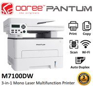 PANTUM M7100DW 3-IN-1 MONO LASER MULTI-FUNCTION PRINTER (PRINT, SCAN, COPY, WI-FI) /  TL-410X TONER CARTRIDGE (6000 PAGES) WITH AUTOMATIC DUPLEX PRINTING