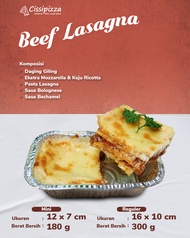 Beef Lasagna Reguler - frozen food/frozen pasta/makanan beku/makanan instant