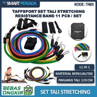 Alat Olahraga Fitness Rumah Set Tali Stretching Gym Resistance Band