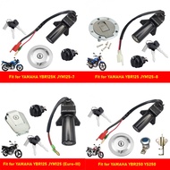 Motorcycle Ignition Switch Key Fuel Tank Cap Seat Lock for Yamaha Jianshe YBR125 JYM125 YMH125 YS250