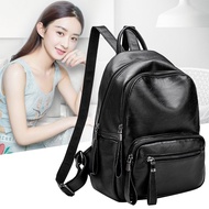 ICONZERO Beg galas wanita Women Casual Small Backpack High-Quality Leather Backpacks Fashion All-Mat