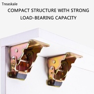 TREA 4Pcs 90 Degrees Hinge Self locking Hinge Folding Table Extension Support Bracket