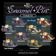 Fur Formula: F1 & F2 Enamel Pin