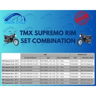 UNION CYCLE TMX SUPREMO 18 INCHES RIM SET (RIM + SPOKE SET COMBINATION)
