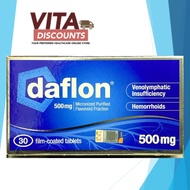 [KEKUATAN 500MG] [ORIGINAL WITH HOLOGRAM] DAFLON 500MG TABS 30S EXP06/2026