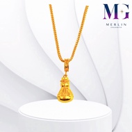 Merlin Goldsmith 22K 916 Gold Snowman Charm / Pendant