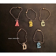 GANTUNGAN LETTER HANGER LETTER KEYCHAIN Bagcharm Keychain (RANDOM COLOR DEPENDING ON STOCK) BAG CHAR