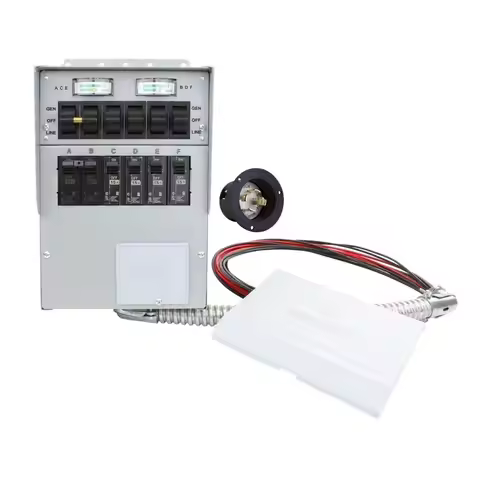 2 Manual Transfer Switch with Optional Power Inlet
