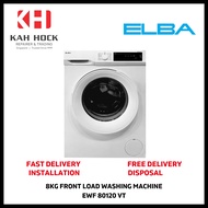 ELBA EWF 80120 VT 8KG FRONT LOAD WASHING MACHINE - 2 YEARS MANUFACTURER WARRANTY + FREE DELIVERY