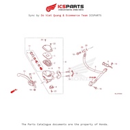 Front Brake Fluid Pump Assembly (Front Brake) (F-6-B) HONDA Goldwing (2023) Parts Catalog