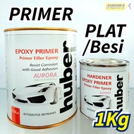 Epoxy PRIMER 1Kilo Dasaran Kuat Untuk Plat / Besi / Baja / Logam / Bodi Plastik Halus | Huber Primer