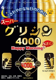 Fine Super Glycine 4000 Happy Morning NEO 含4000mg甘氨酸、50mg茶氨酸 日本製造 30包（1天1包/30天用量）