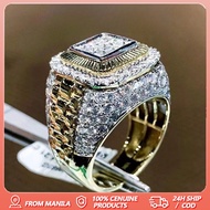 design Hip Hop Ring gold design hip hop ring men's fashion full diamond jewelry