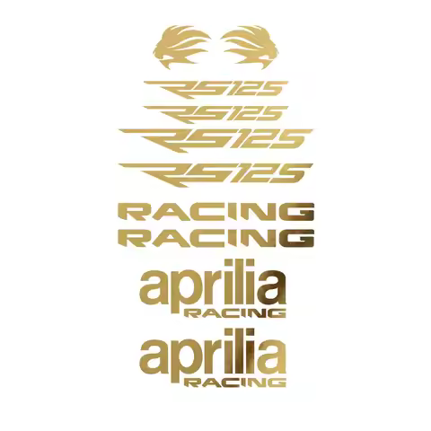 sticker kit compatible for aprilia rs 125 motorcycle stickers