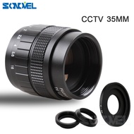 FUJIAN 35mm F1.7 CCTV TV Movie lens+C Mount +Macro Ring for Nikon 1 AW1 S2 J4 J3 J2 J1 V3 V2 V1 C-NI