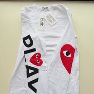 CDG PLAY Big Heart Long Sleeve T shirt
