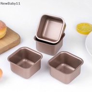 NY Small Square Toast Bread Baking Pans Non-Stick Carbon Steel Loaf Cheese Cake Brownie Mold Baking 