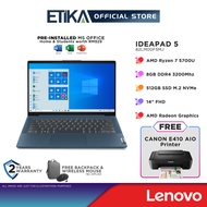 Lenovo IP5 82LM00F5MJ Laptop | AMD Ryzen 7 5700U, 8GB, 512GB, 14" FHD, MS Office, W11 | Abyss Blue | Ideapad 5 14ALC05