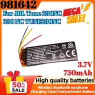 981642 3.7V 750mAh Battery for JBL Tune 230NC 230 NC TUNE230NC TWS Wireless Bluetooth Earphone Charg