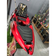 READY STOCK, NEW Kayak Fishing Single Seater 9.3ft (Flat Pedal)  - Kayak Memancing